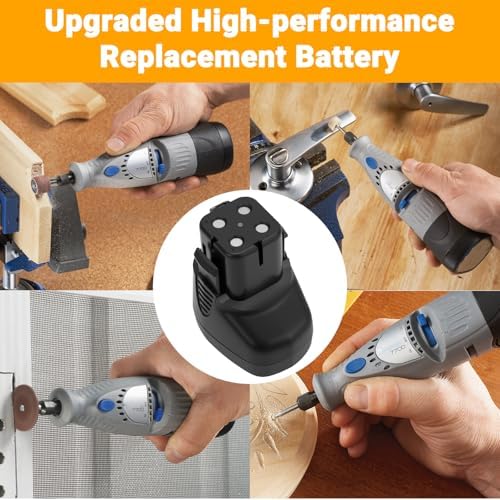 2-Pack Replacement Dremel Battery, 7.2V 3500mAh Ni-MH