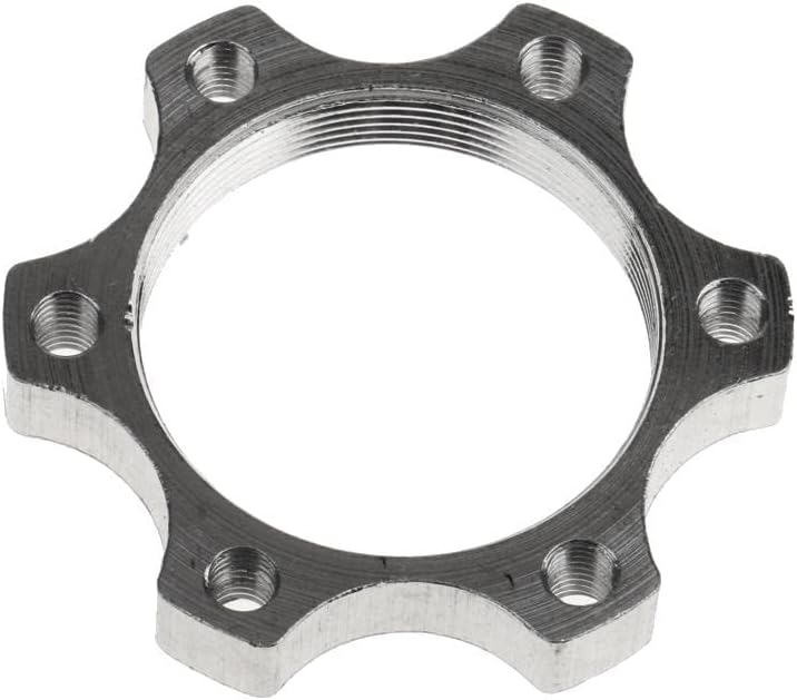 Yiju 34MM Bike Freewheel Threaded Hub Disk Disc Brake Rotor Adapter 6Bolt