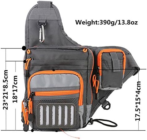 M MAXIMUMCATCH Maxcatch V-Cross Shoulder Bag Multifunction Fishing Sling Pack