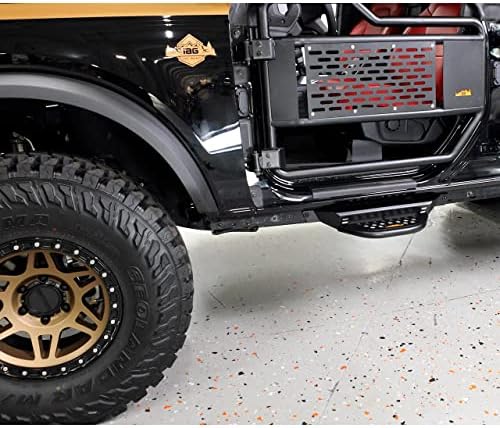 IAG I-Line Side Steps Without Factory Rock Rails for Ford Bronco 2 Door 2021-2024+ (Not Sport)