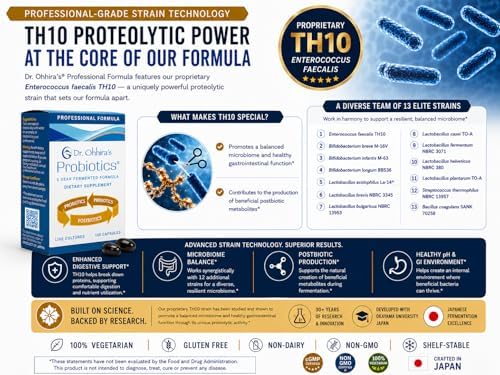 Dr. Ohhira’s Probiotics Professional Formula – 5-Year Fermented Japanese Probiotic with Prebiotics