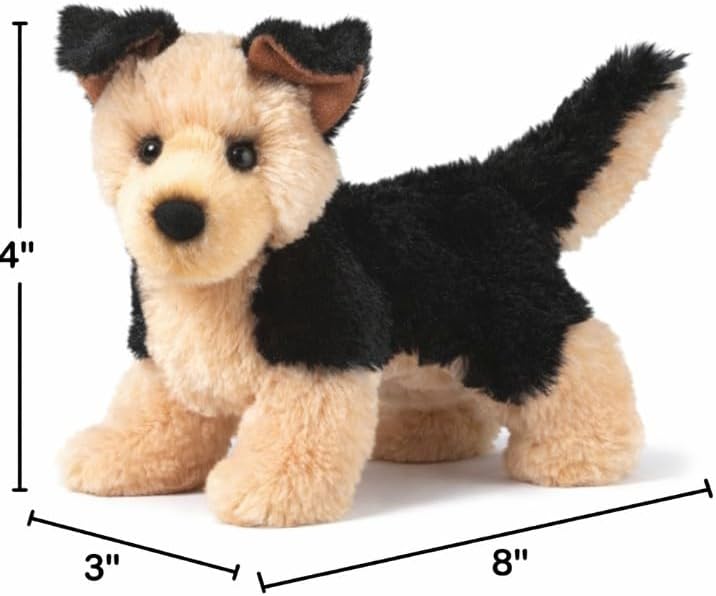 Douglas Sheba German Shepherd Dog Plush Stuffed Animal | 8-Inch Long