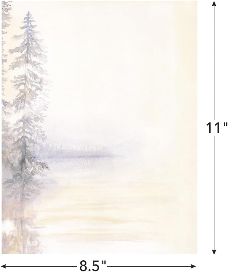 Great Papers! Horizon Letterhead, 8.5 x 11 Inches, 80 Count (2013184)