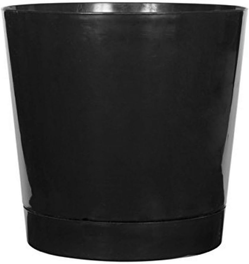 Novelty Majestic Full Depth Round Cylinder Pot, Glossy White, 8-Inch (10082)