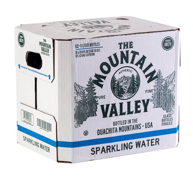 Mountain Valley Water, Water Sparkling, 12pk, 33.8 Fl Oz