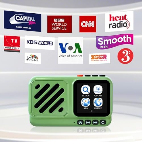 Choyong Voyager Bluetooth Speaker Wireless Internet Radio Global Version with WIFI/4G, World Radio Station, BT5.3