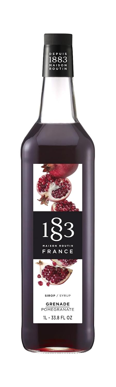 1883 Maple Syrup for Drinks, Made in France, 1 Liter Glass Bottle