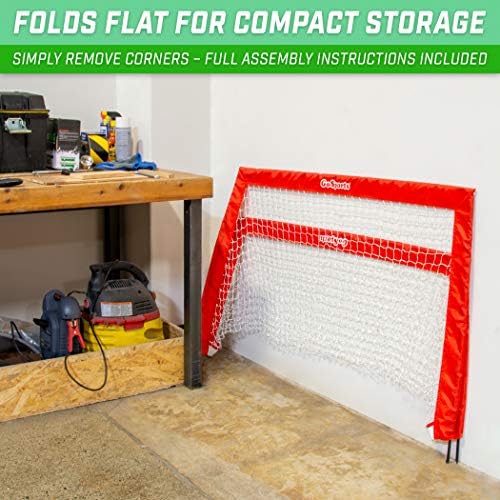 GoSports Street Hockey - Choose Between Goal Set with Sticks, Balls (6 Pack) or Sticks (2 Pack)