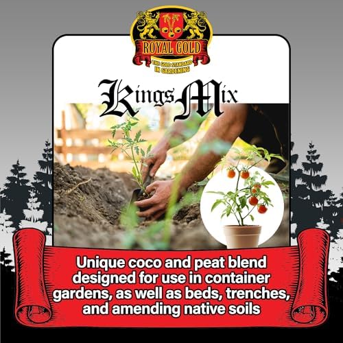 Royal Gold Kings Mix Versatile All Purpose Growing Medium, 1.76 Cubic Foot - for Healthy Root Development