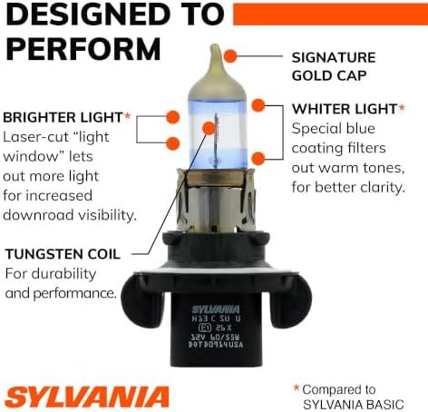 SYLVANIA - 9005 SilverStar Ultra - High Performance Halogen Headlight Bulb, High Beam, Low Beam and Fog Replacement Bulb, Brightest Down Road with Whiter Light, Tri-Band Technology (Contains 1 Bulb)