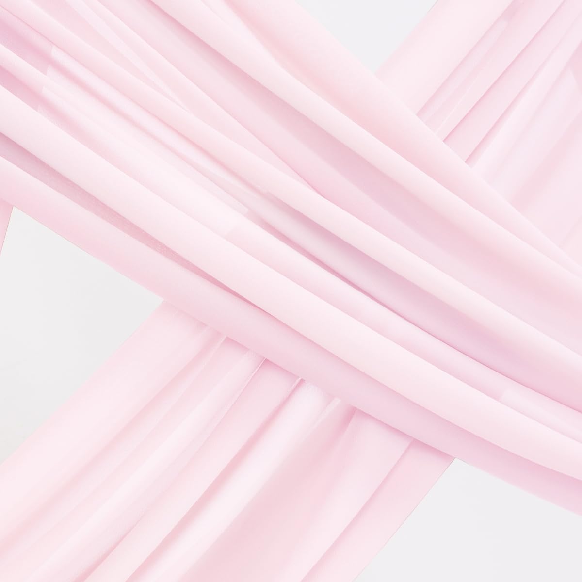 Wedding Arch Draping Fabric Sheer Chiffon Curtain Drape Wedding Party Decor