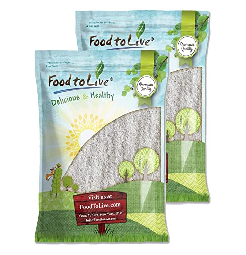 Food to Live Rye Flour, 8 Pounds – Stone Ground from Whole Grain Rye Berries, Kosher, Vegan, Bulk, Great for Bread Baking, Product of the USA