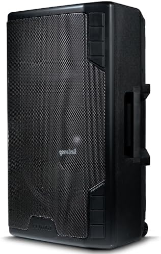 Gemini 15" Bluetooth PA Speaker, 1800 Watts, 3-Ch Mixer (GSP-2200)