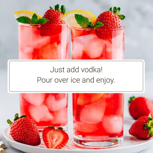 Monin - HomeCrafted Dragon Fruit Cosmo Cocktail Mix, Ready-to-Use Drink Mixer, Strawberry & Pear Blend, Made with Natural Flavors & Real Fruit Juice