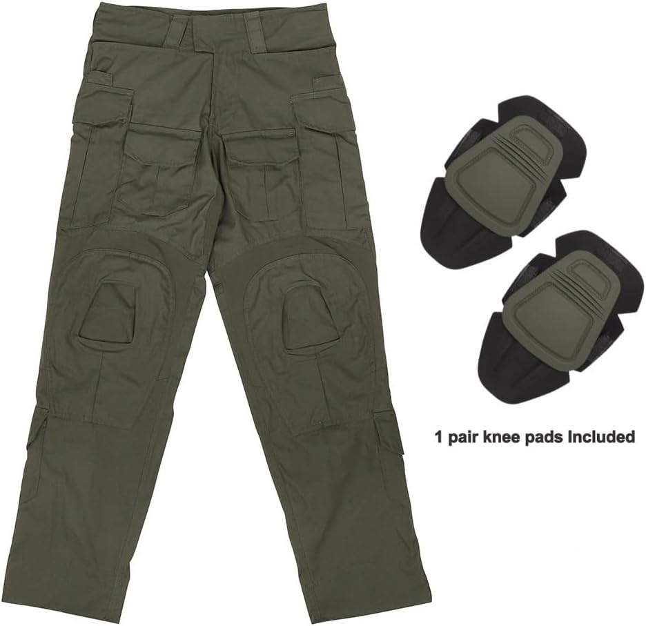 KRYDEX Tactical Men's G3 Combat Pants with Knee Pads
