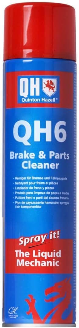 Quinton Hazell QH6 Brake Cleaner Spray Can 20.3 fl oz, Non-Chlorinated | Fast Drying Automotive Brake Parts Cleaner, High Strength Formula for Professional and DIY Use