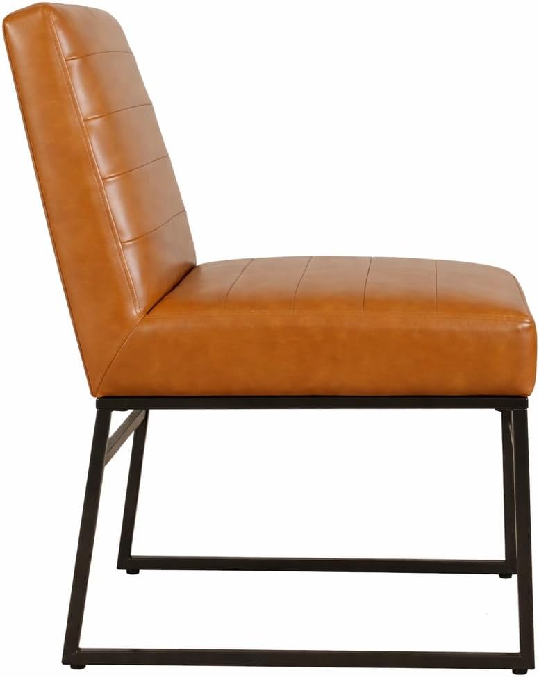 HomePop Parsons Dining Chair - Red & Gold Damask (Single Pack)