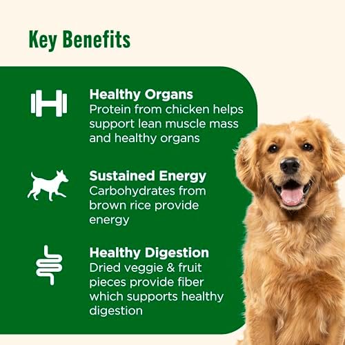 Nutrish Dish Dry Dog Food, Chicken Recipe, 3.75 lb. Bag (Rachael Ray) | Made with Dried Peas, Carrots & Apples And Contains No Added Corn, Wheat, Soy or Gluten Ingredients