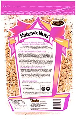 Nature's Nuts Waste Free No Sprout Blend - 20 lb. -Wild Bird Food