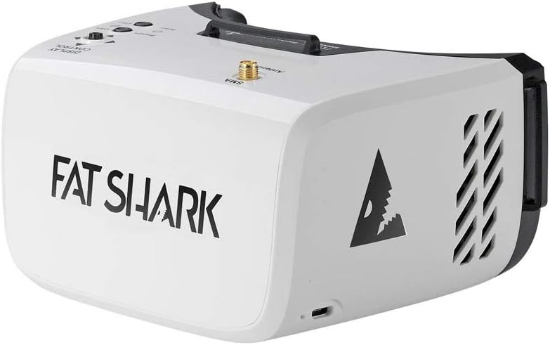 Fat Shark Recon Echo DVR FPV Goggles and Camera & Transmitter Combo - Fixed-Focus Prime Lens, B3 Mount, White