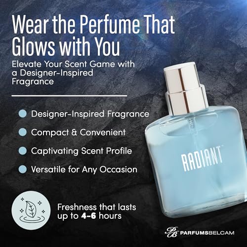 PB ParfumsBelcam Radiant Eau de Parfum for Women – Warm Oriental Vanilla Gourmand Perfume with Citrus