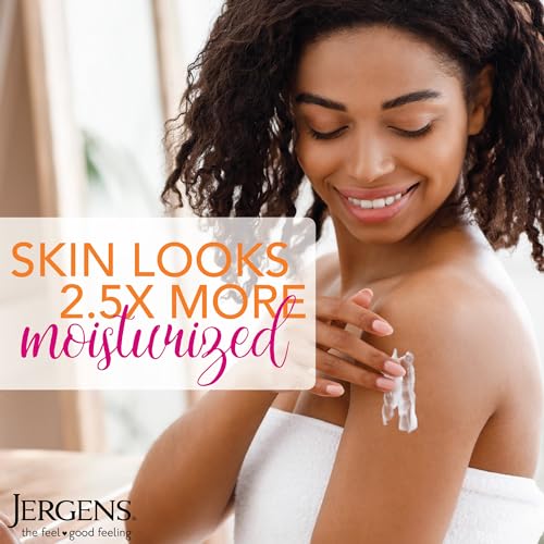 Jergens Hydrating Coconut Body Lotion, Hand and Body Moisturizer, Infused with Coconut Oil, Hydrates Dry Skin Instantly, Dermatologist Tested, 16.8 oz | Coconut Oil, Instantly Hydrates, Dermatologist Tested, Extra Dry Skin Care, Long-Lasting Moisture