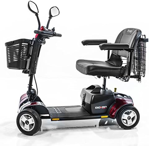 Pride Mobility Go-Go Sport 4-wheel Travel Pride Electric Scooter+ Rear Basket