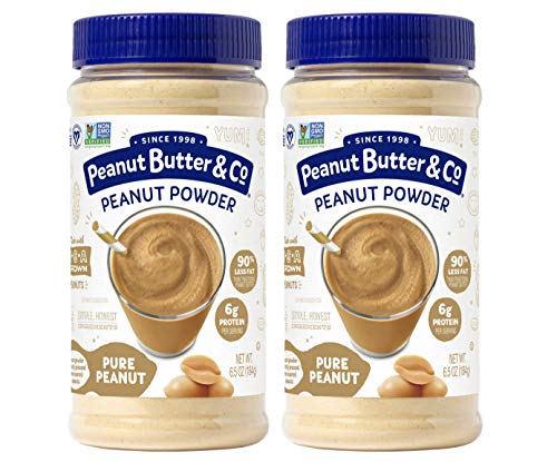 Peanut Butter & Co. Vanilla Peanut Butter Powder, 6.5 oz (2 Pack) | Non-GMO Project Verified, Gluten Free, Vegan, Vanilla Peanut Butter Powder, Low Fat, Protein for Smoothies, Baking & Recipes