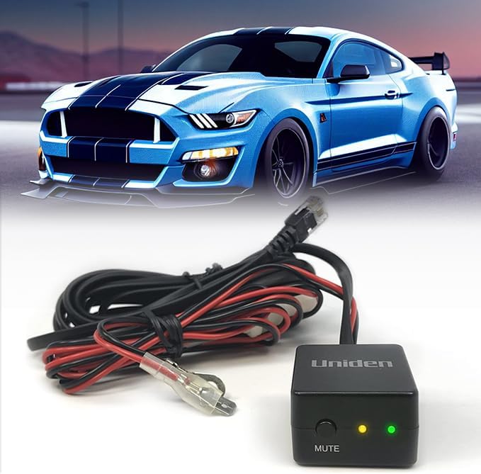 Uniden RDA-HDWKT Radar Detector Smart Hardwire Kit with Mute/Mark Button, LED Alert and Power LED R8w, R8, R7, R4w, R4, R3, R1, DFR9, DFR9BLK, DFR8