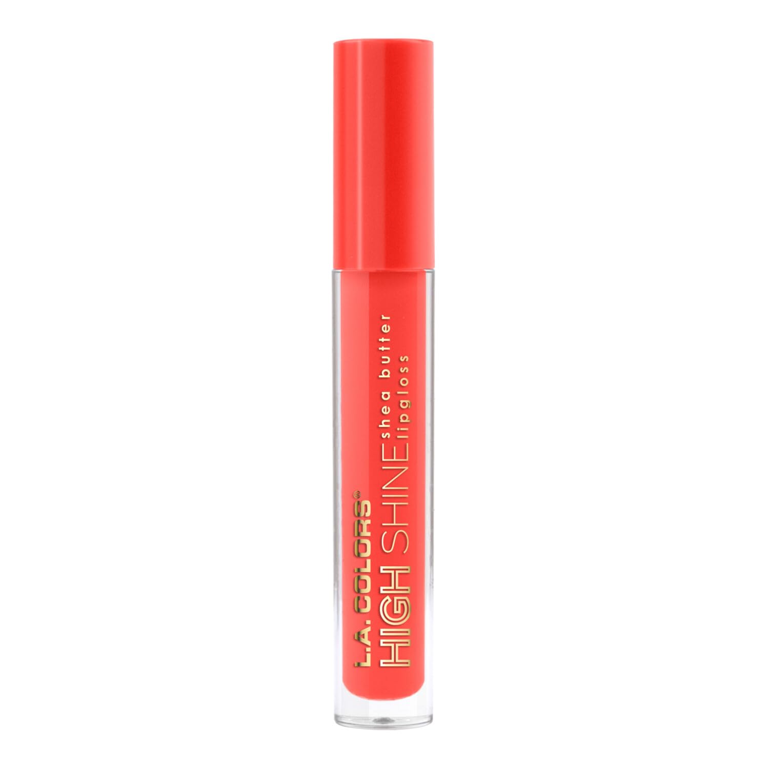 L.A. COLORS High Shine Shea Butter Lip Gloss, Baby Cakes, 0.14 Oz