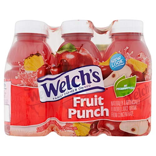 Welch's Juice Cocktail, No Preservatives, Concord Grape, 16 Ounce (Pack of 12)