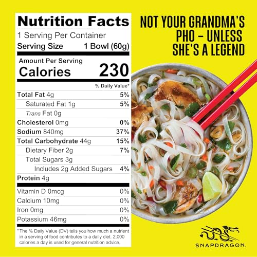 Snapdragon Laksa Curry Instant Noodle Bowls | Coconut Curry Flavor with Rice Noodles | Gluten-Free | No MSG Added | 2.1 oz (6 Pack)
