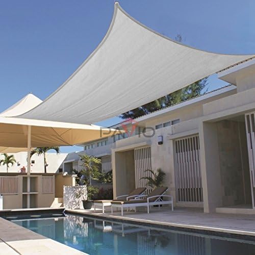 Patio Paradise 8' x 10' Sun Shade Sail Rectangle Canopy Patio Cover Sunlight Block Awning Heavy Duty Commercial Grade for Backyard Lawn Garden