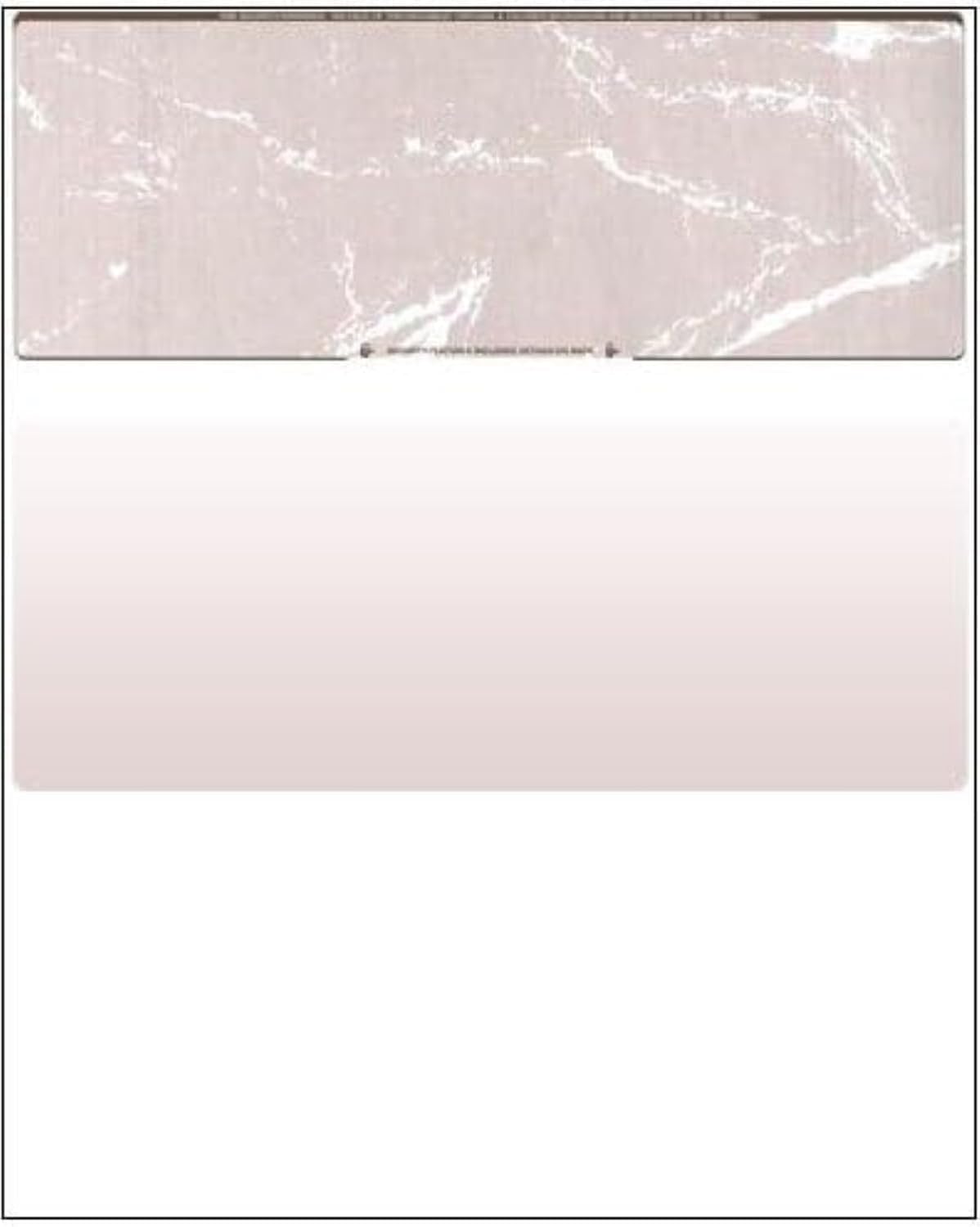 Compuchecks Blank Check Paper 500 Pack, Check on Top, QuickBooks Compatible | Blue Diamond High Security Computer Business Checks, Voucher on Bottom, 8.5x11, Works with Laser & Inkjet Printers, USA Made
