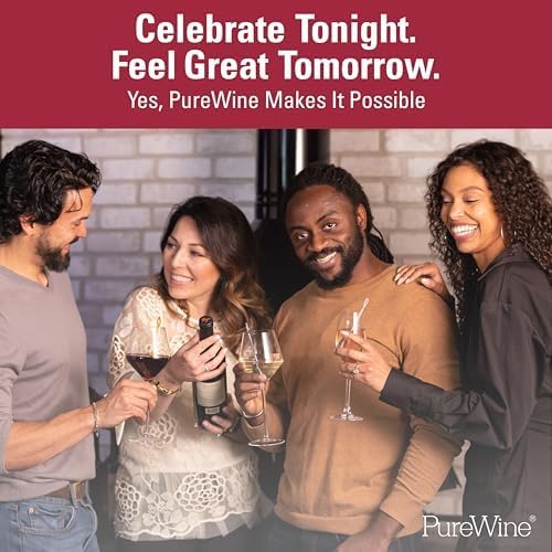 PureWine The Wand Wine Purifier, Removes Histamines & Sulfites - 8 Wands | Wine Wand Filters Before You Drink; Remove Sulfites & Histamines; Helps Wine Allergies & Headaches. Purifies 3 glasses/wand