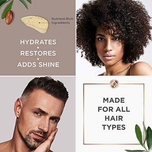 Argan Magic Defining Curl Cream & Hair Cream Oil Combo Pack - Enhances Waves & Curls, Adds Definition | Restores Manageability | Adds Silky