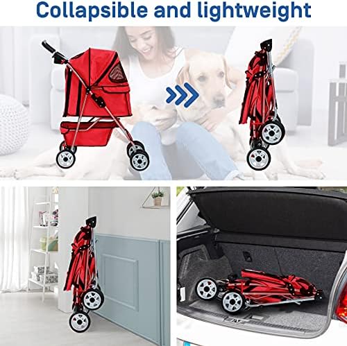 Best 4 Wheels Pet Stroller for Dog and Cat Stroller
