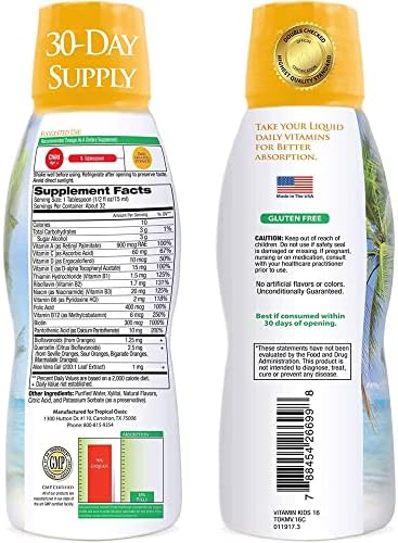 Tropical Oasis MultiVitamin Mineral/ for CHILDREN (16 oz) Liquid
