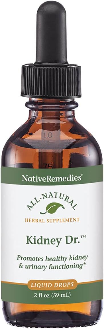 Native Remedies Kidney Dr. - All Natural Herbal Supplement for Kidney and | Urinary System Health - 59 mL