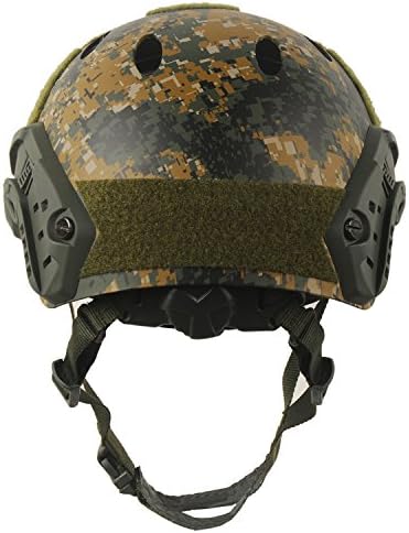 LOOGU Fast BJ Base Jump Tactical Helmet for Airsoft with 12-in-1 Headwear