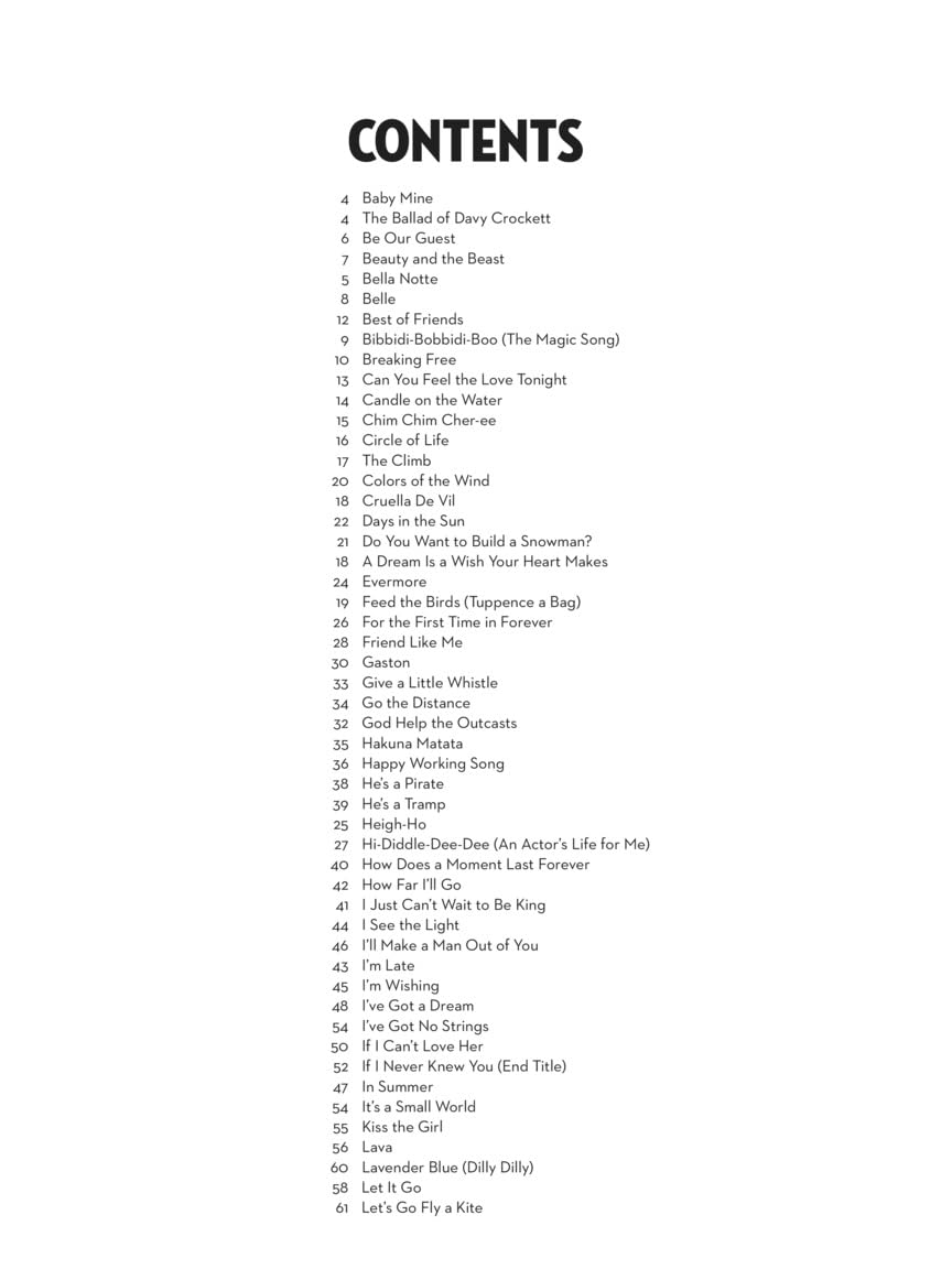 101 Disney Songs for Alto Sax | Sheet Music Songbook for Beginner and Intermediate Players | 101 Beloved Disney Movie Themes | Fun Alto Sax Music