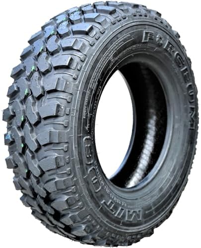 Forceum M/T 08 Mud Off-Road Light Truck Radial Tire-LT235/75R15 235/75/15 235/75-15 104/101Q Load Range C LRC 6-Ply BSW Black Side Wall | Light