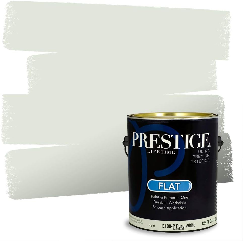 PRESTIGE Paints Exterior Paint and Primer In One, 1-Gallon, Semi-Gloss, Comparable Match of Sherwin Williams* Shamrock*