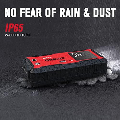 GOOLOO GT4000 Arctic Jump Starter with -40°F Battery Preheat Technology | 4000A Peak Jump Box for 12L Gas & 10L Diesel - 100W Two-Way Fast Charging