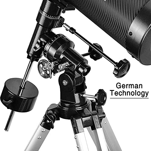 Telescope 130EQ Newtonian Reflector Telescopes for Adults, Professional Telescopes for Adults Astronomy