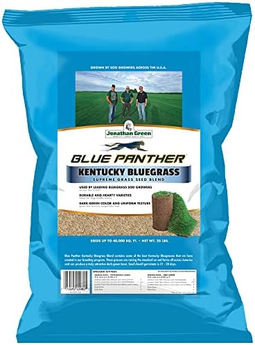 Jonathan Green (11970) Blue Panther Kentucky Bluegrass Grass Seed - Cool Season Lawn Seed (3 lb)