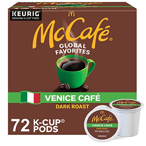 McCafe French Roast, Single Serve Coffee Keurig K-Cup Pods, Dark Roast, 96 Count (4 Packs of 24)