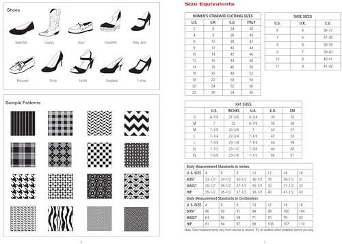 Essentials Fashion Sketchbook (366 Figure Templates to create your own designs!) Fashion Sketchpad