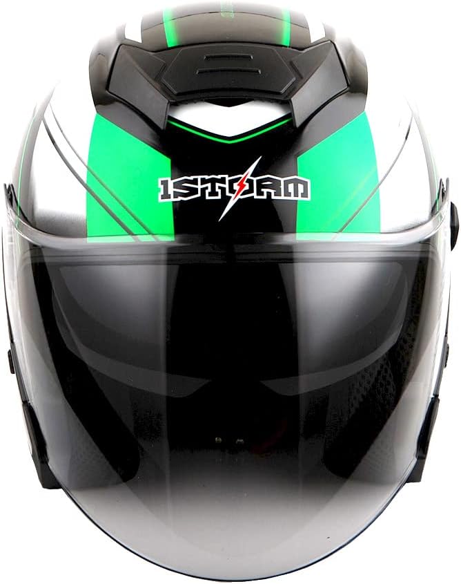 1Storm Motorcycle Open Face Helmet Scooter Classical Knight Bike Dual Lens/Sun Visor: HJK526