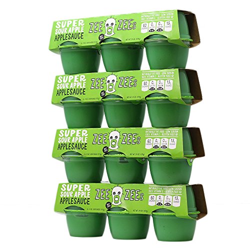 Zee Zees Mango Peach Applesauce Cups, Unsweetened, All Natural, No Sugar Added, 4 oz Cups, 24 pack
